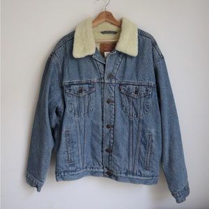 Levi’s Sherpa Lined Denim Trucker Jacket